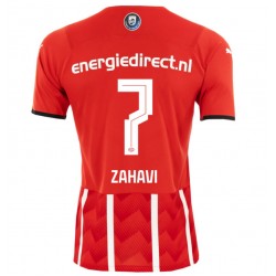 Camisola PSV Eindhoven Eran Zahavi 7 Equipamento Primeiro 2021-2022 Manga Curta